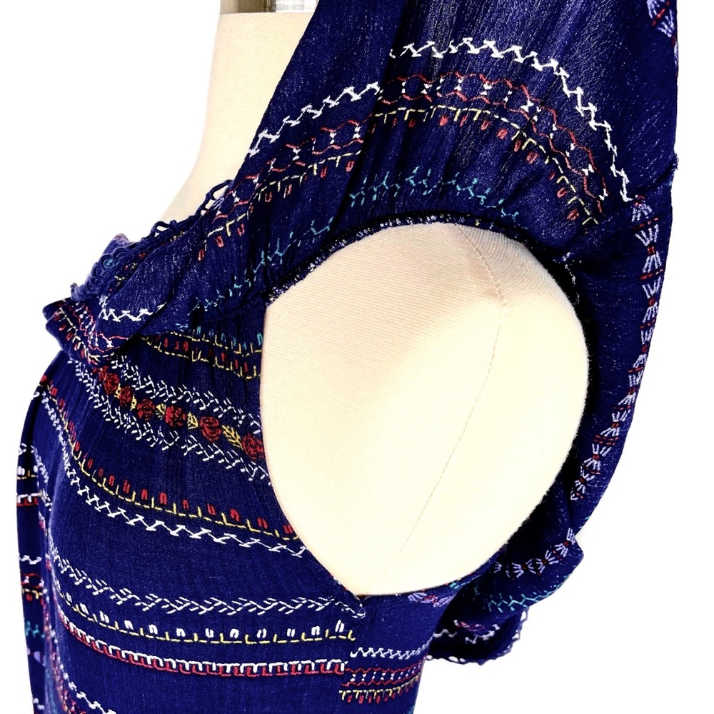 One Shoulder Ruffle Mini Dress - Picture 7 of 16